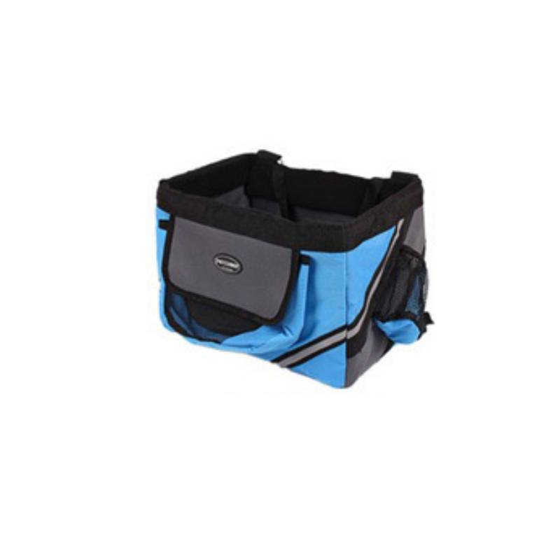 Pet Bike Basket Carrier – Removable Front Handlebar Bag for Cats & Dogs