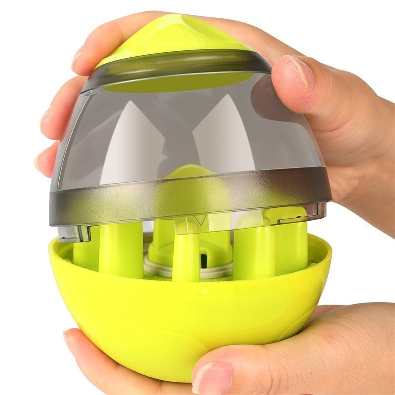 Interactive Dog Food Tumbler – Puzzle Feeder & Dispenser Toy