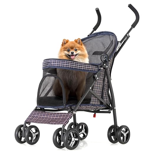 MoNiBloom 4-Wheel Pet Jogger Stroller