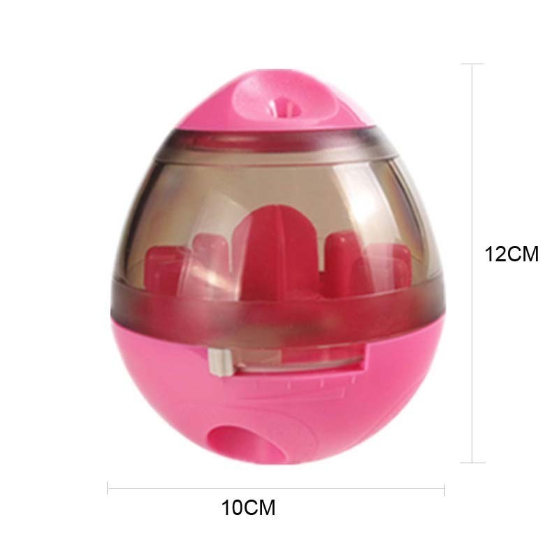 Interactive Dog Food Tumbler – Puzzle Feeder & Dispenser Toy