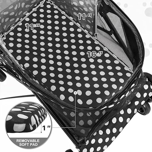 MoNiBloom 4-Wheel Pet Jogger Stroller
