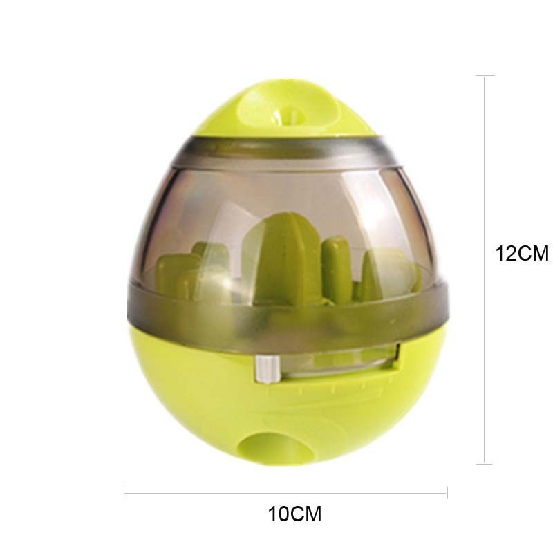 Interactive Dog Food Tumbler – Puzzle Feeder & Dispenser Toy