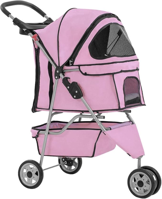 BestPet Cruiser – 3-Wheel Lightweight Pet Stroller