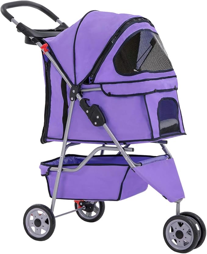 BestPet Cruiser – 3-Wheel Lightweight Pet Stroller