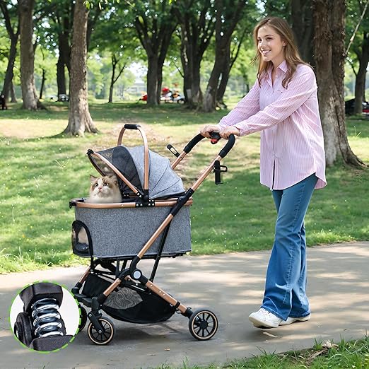 360° Rover Cruiser – All-Terrain Dog & Cat Buggy (3in1)
