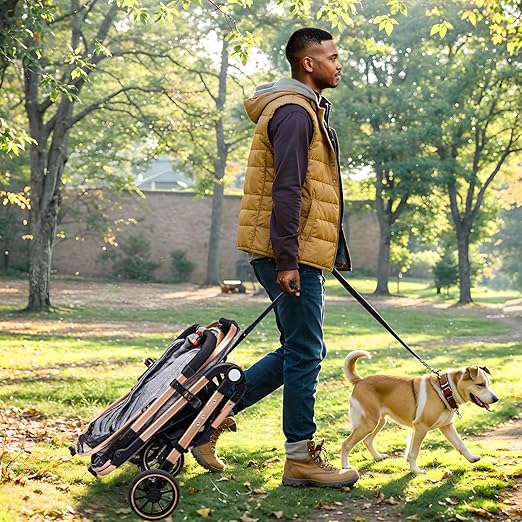 360° Rover Cruiser – All-Terrain Dog & Cat Buggy (3in1)