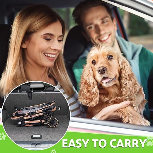 360° Rover Cruiser – All-Terrain Dog & Cat Buggy (3in1)