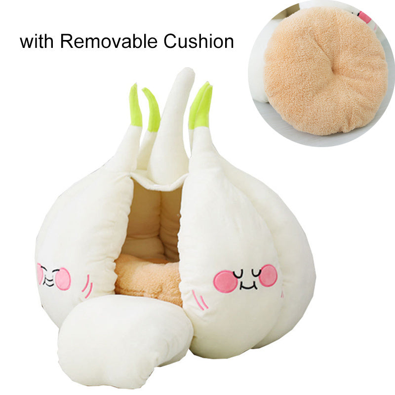 Winter Pet Tent Bed – Cozy Cave with Soft Cushion & Mat