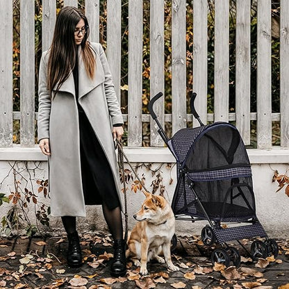 MoNiBloom 4-Wheel Pet Jogger Stroller