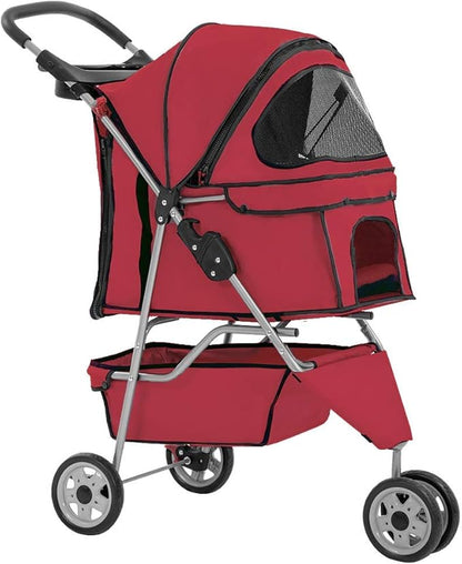 BestPet Cruiser – 3-Wheel Lightweight Pet Stroller