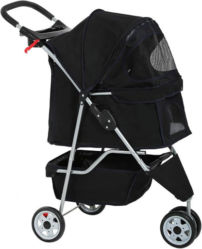 BestPet Cruiser – 3-Wheel Lightweight Pet Stroller