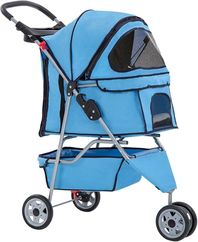 BestPet Cruiser – 3-Wheel Lightweight Pet Stroller