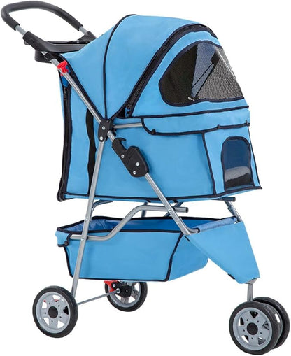 BestPet Cruiser – 3-Wheel Lightweight Pet Stroller
