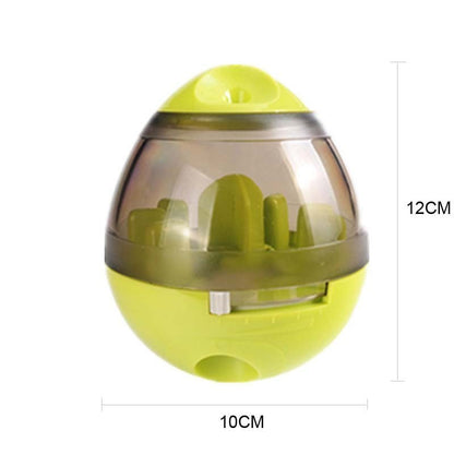 Interactive Dog Food Tumbler – Puzzle Feeder & Dispenser Toy