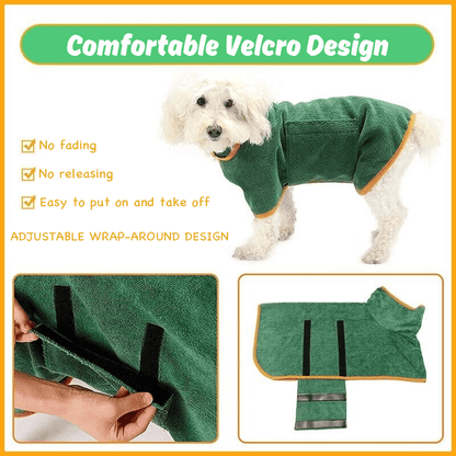 Lightweight Super Absorbent Pet Bathrobe