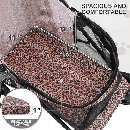 MoNiBloom 4-Wheel Pet Jogger Stroller