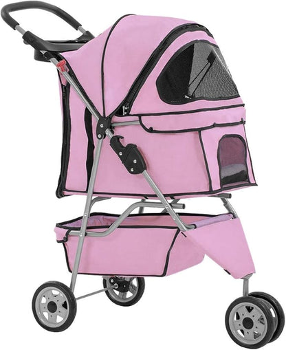 BestPet Cruiser – 3-Wheel Lightweight Pet Stroller